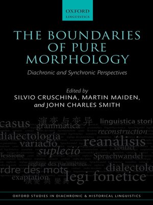 cover image of The Boundaries of Pure Morphology